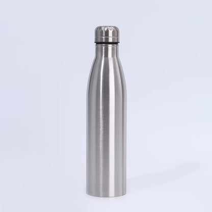 1000Ml Stainless Steel Creative Gourd Cup Portable Outdoor Large Capacity Single-Layer Drink Bottle with Carrying Strap