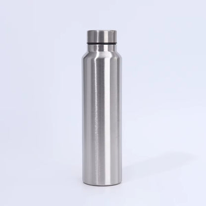 1000Ml Stainless Steel Creative Gourd Cup Portable Outdoor Large Capacity Single-Layer Drink Bottle with Carrying Strap