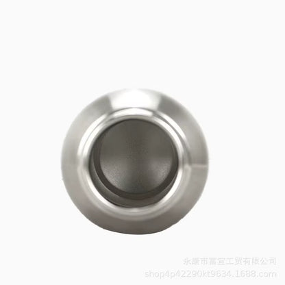 1000Ml Stainless Steel Creative Gourd Cup Portable Outdoor Large Capacity Single-Layer Drink Bottle with Carrying Strap