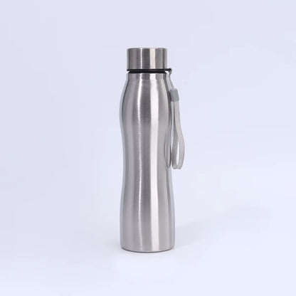 1000Ml Stainless Steel Creative Gourd Cup Portable Outdoor Large Capacity Single-Layer Drink Bottle with Carrying Strap